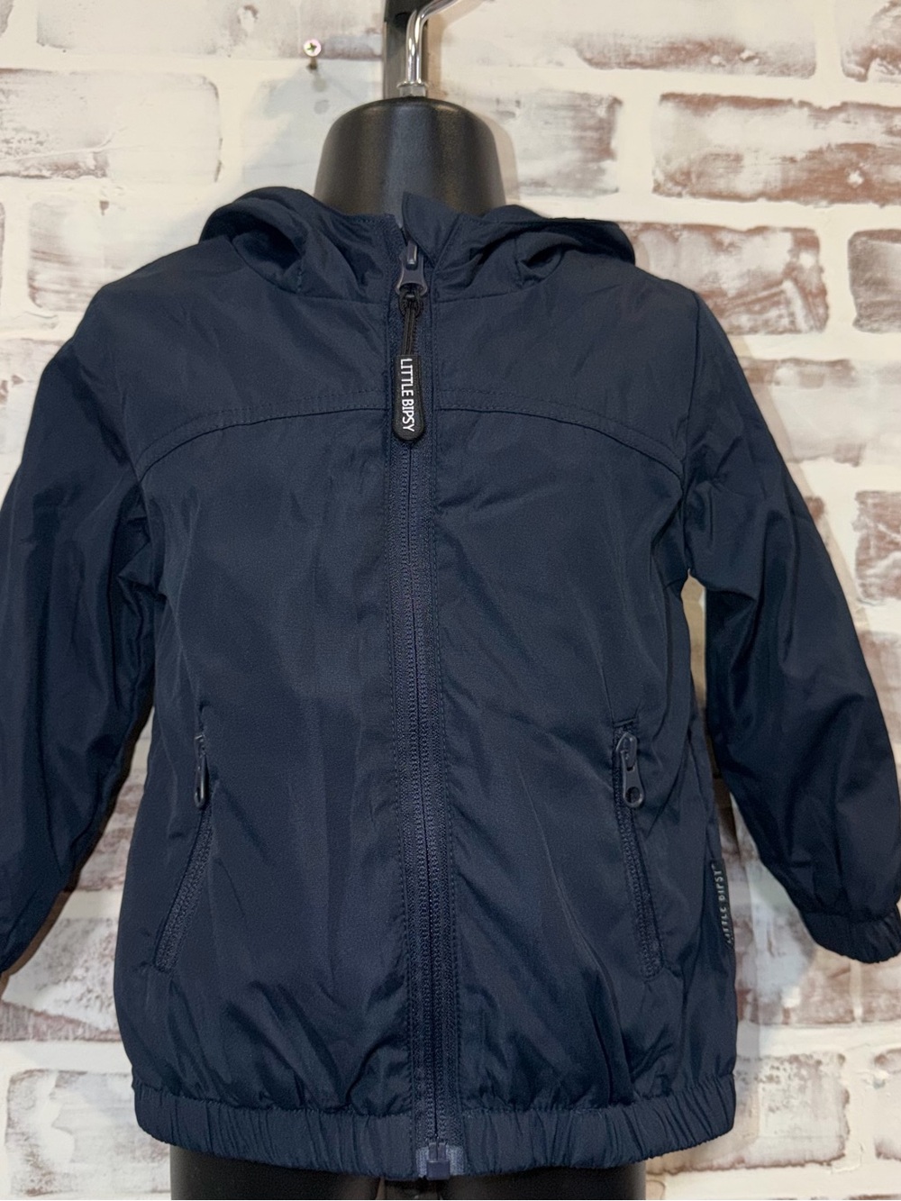Little Bipsy Navy Hooded Rain Jacket